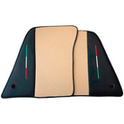 Beige Floor Mats for Ferrari SF90 Stradale (2019-2024) with Leather - AutoWin