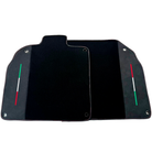 Customizable Black Floor Mats for Lamborghini Aventador SV with Alcantara Leather - AutoWin