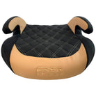 Alcantara Leather Backless Car Seat for Kids with Beige Leather by ER56 Design