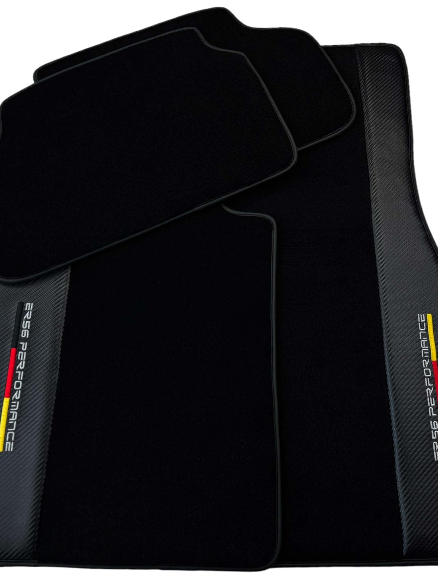 Black Floor Floor Mats For BMW 3 Series G20 | ER56 Performance | Carbon Edition