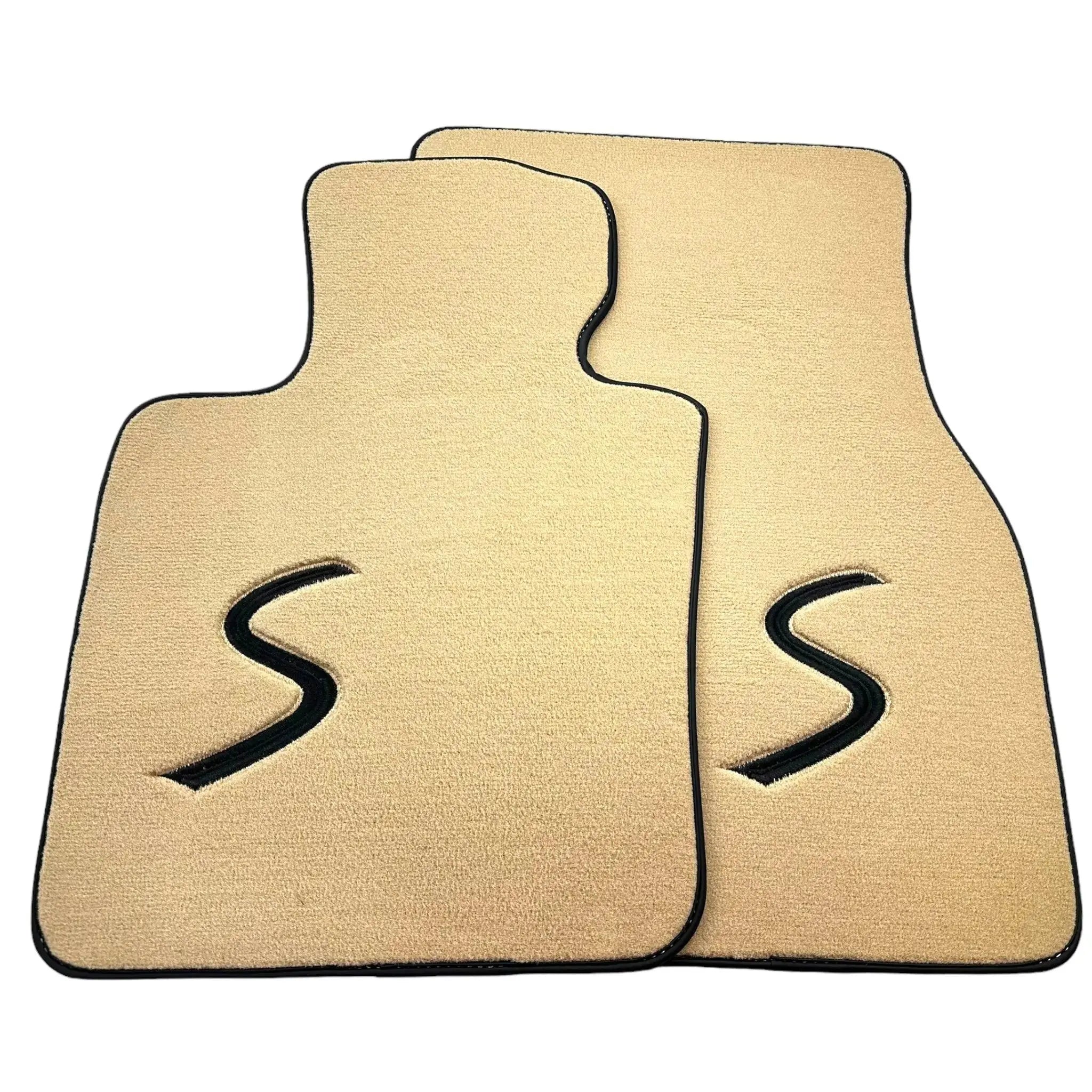 Beige Floor Mats for Mini Countryman F60 (2017-2023) - AutoWin