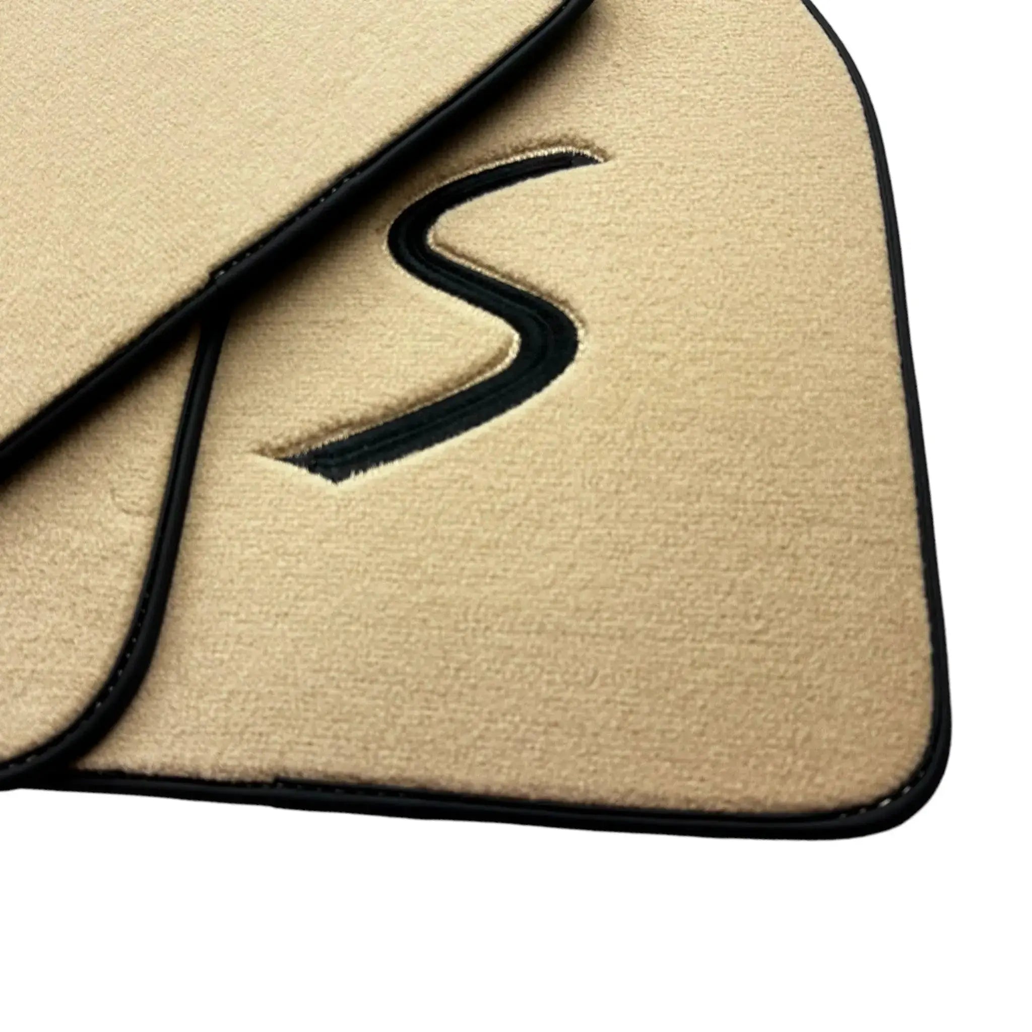 Beige Floor Mats for Mini Countryman R60 (2010-2017)