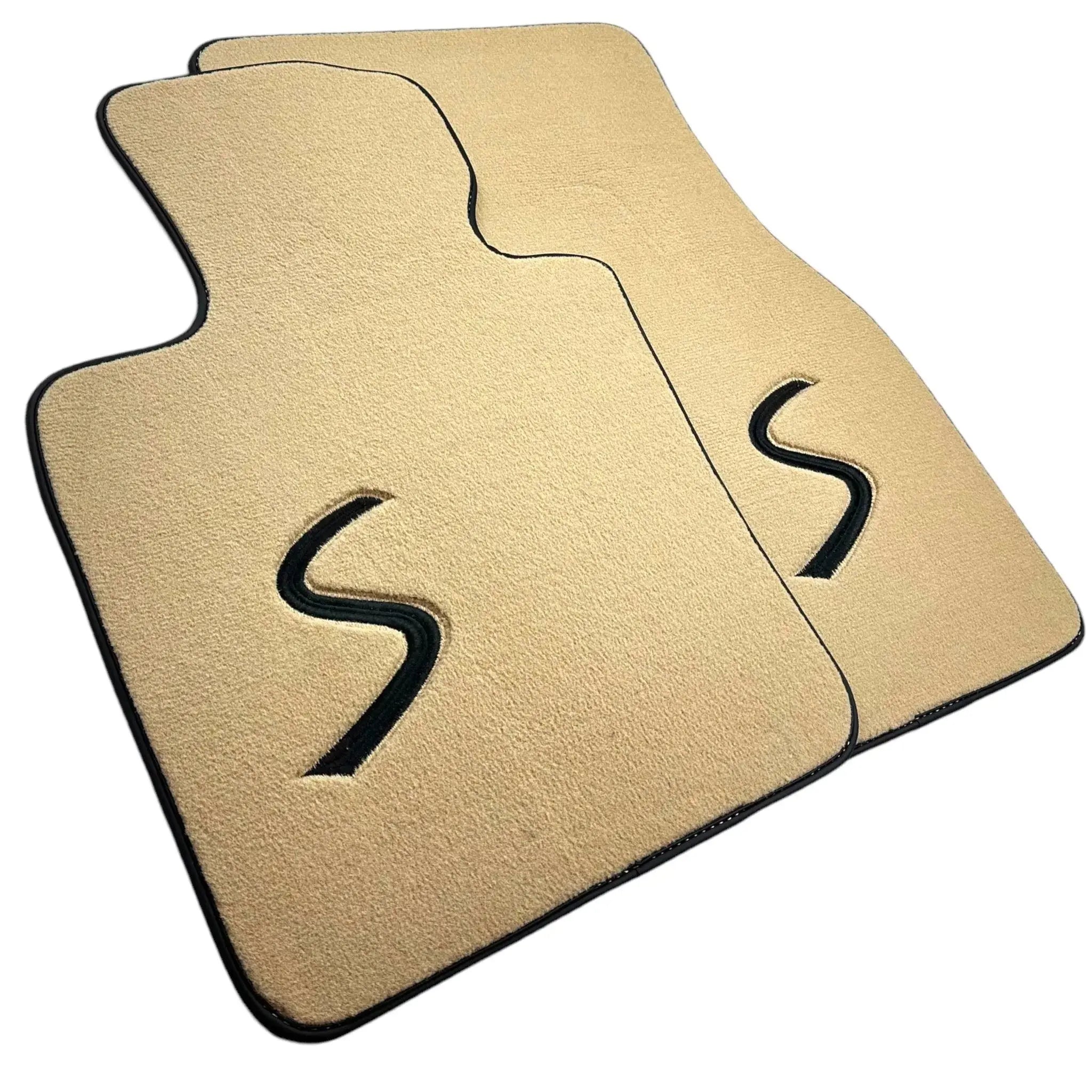 Beige Floor Mats for Mini Countryman R60 (2010-2017) - AutoWin