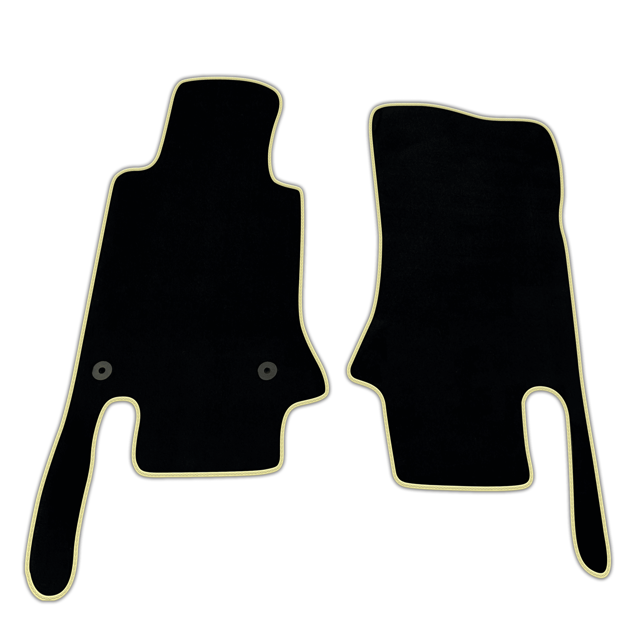 Black Floor Mats for Corvette C5 (1997-2004) - Custom Trim Options