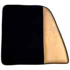 Black Floor Mats for Ferrari 296 GTB (2022-2024) with Gold Leather