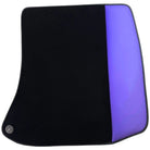 Black Floor Mats for Ferrari Roma (2021-2024) with Purple Leather