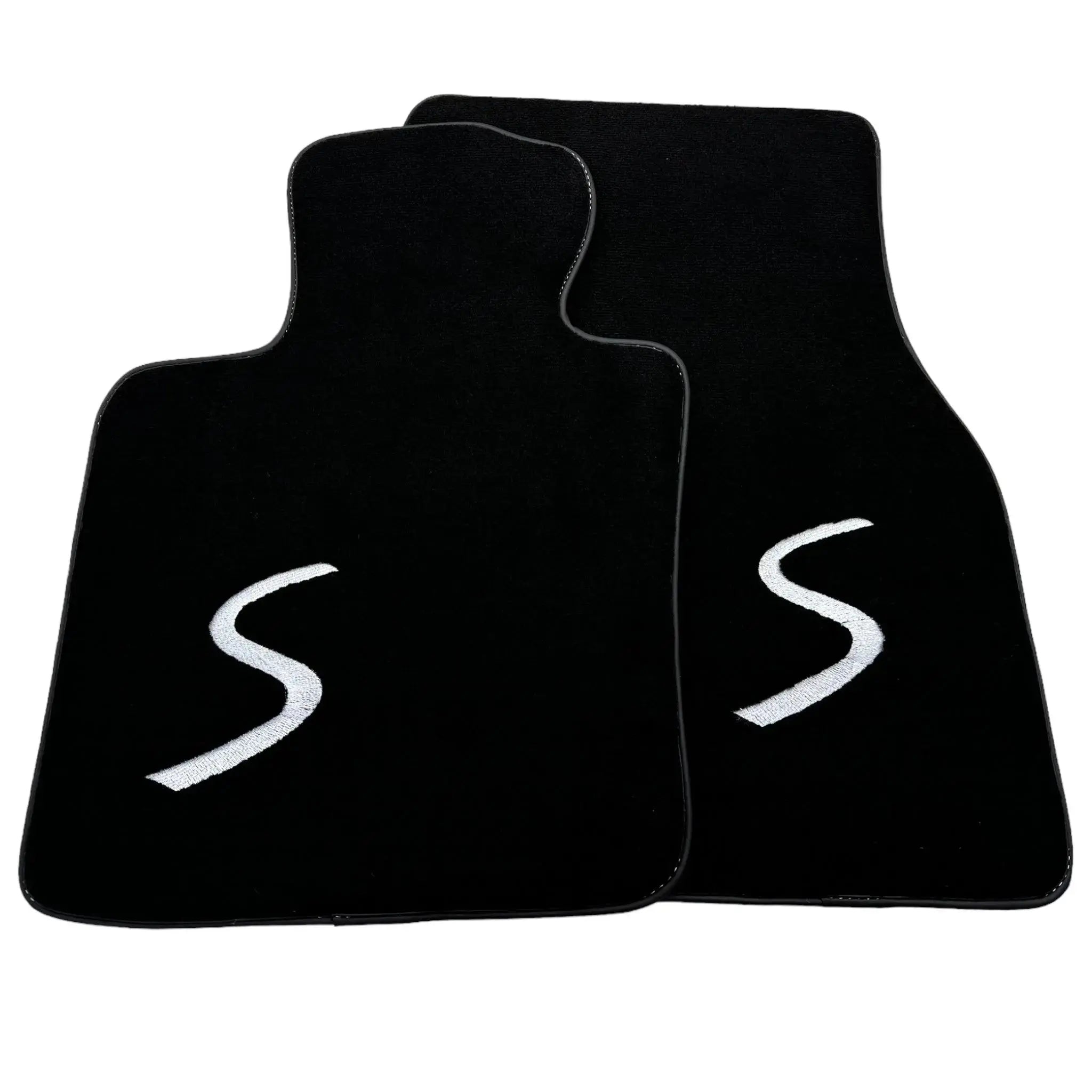 Black Floor Mats for Mini Countryman F60 Hybrid (2020-2023) - AutoWin