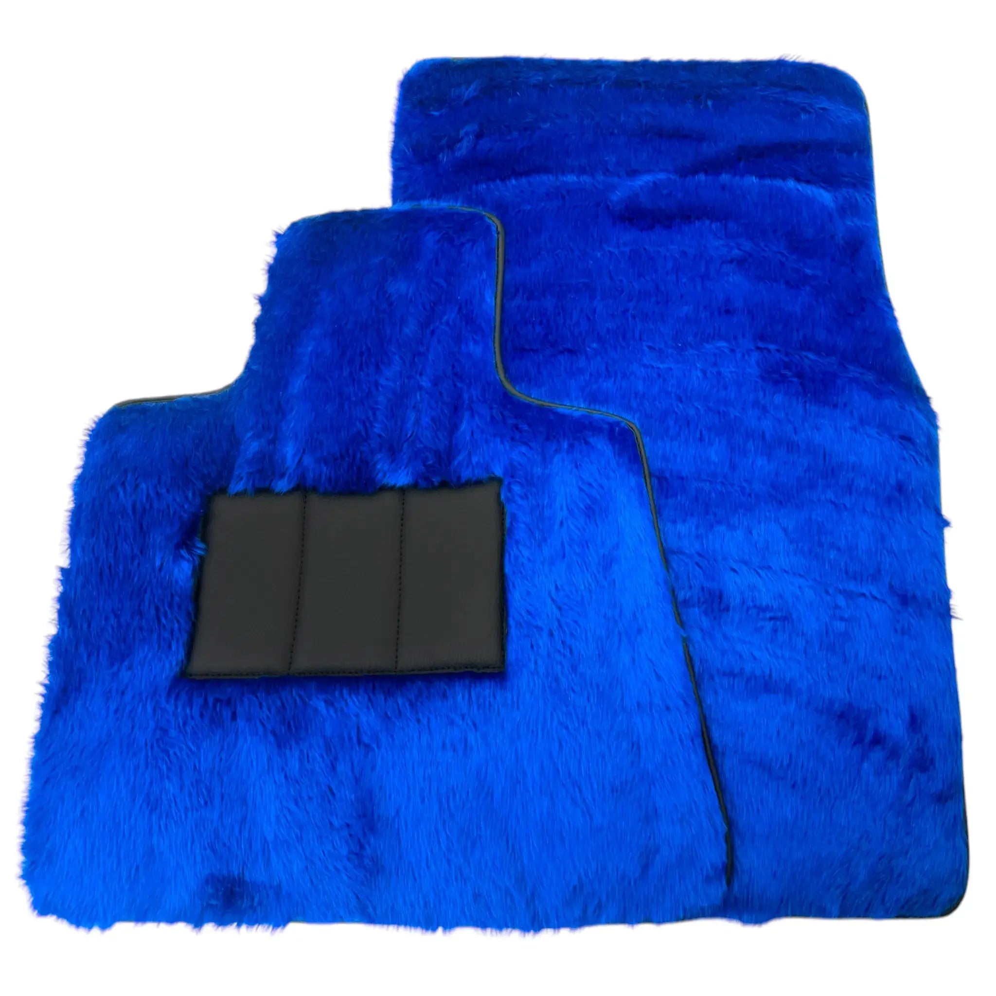 Blue Sheepskin Floor Mats for Rolls-Royce Dawn (2016-2023) - AutoWin