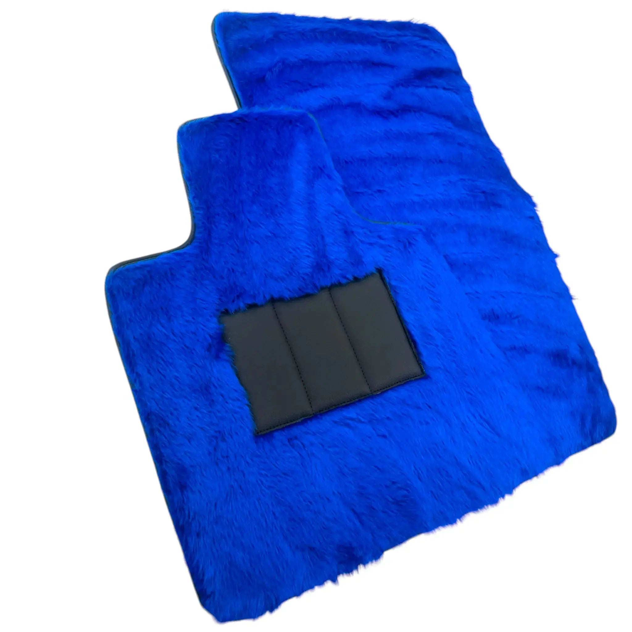 Blue Sheepskin Floor Mats for Rolls-Royce Dawn (2016-2023) - AutoWin