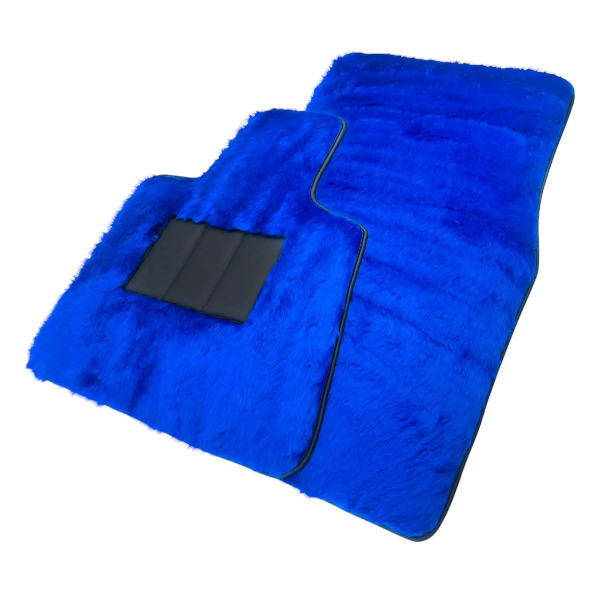 Blue Sheepskin Floor Mats for Rolls-Royce Dawn (2016-2023) - AutoWin