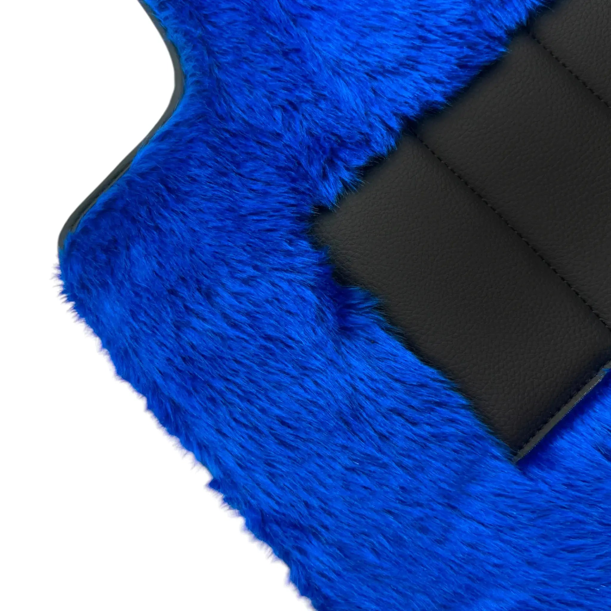 Blue Sheepskin Floor Mats for Rolls-Royce Dawn (2016-2023) - AutoWin