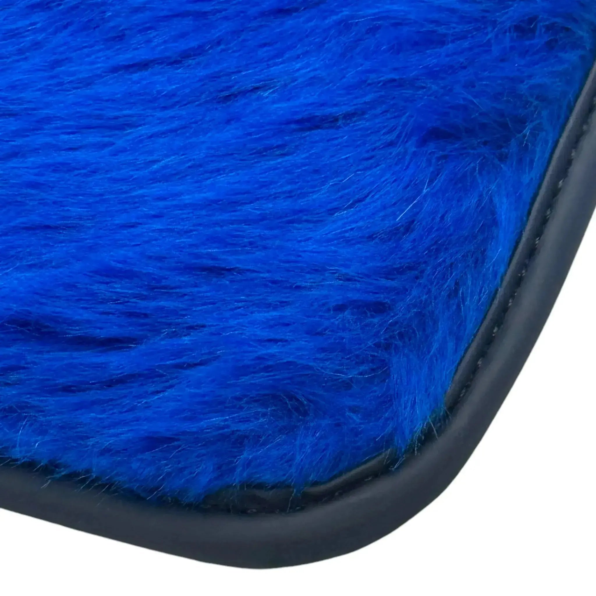 Blue Sheepskin Floor Mats for Rolls-Royce Phantom Drophead Coupe (2007-2016) - AutoWin