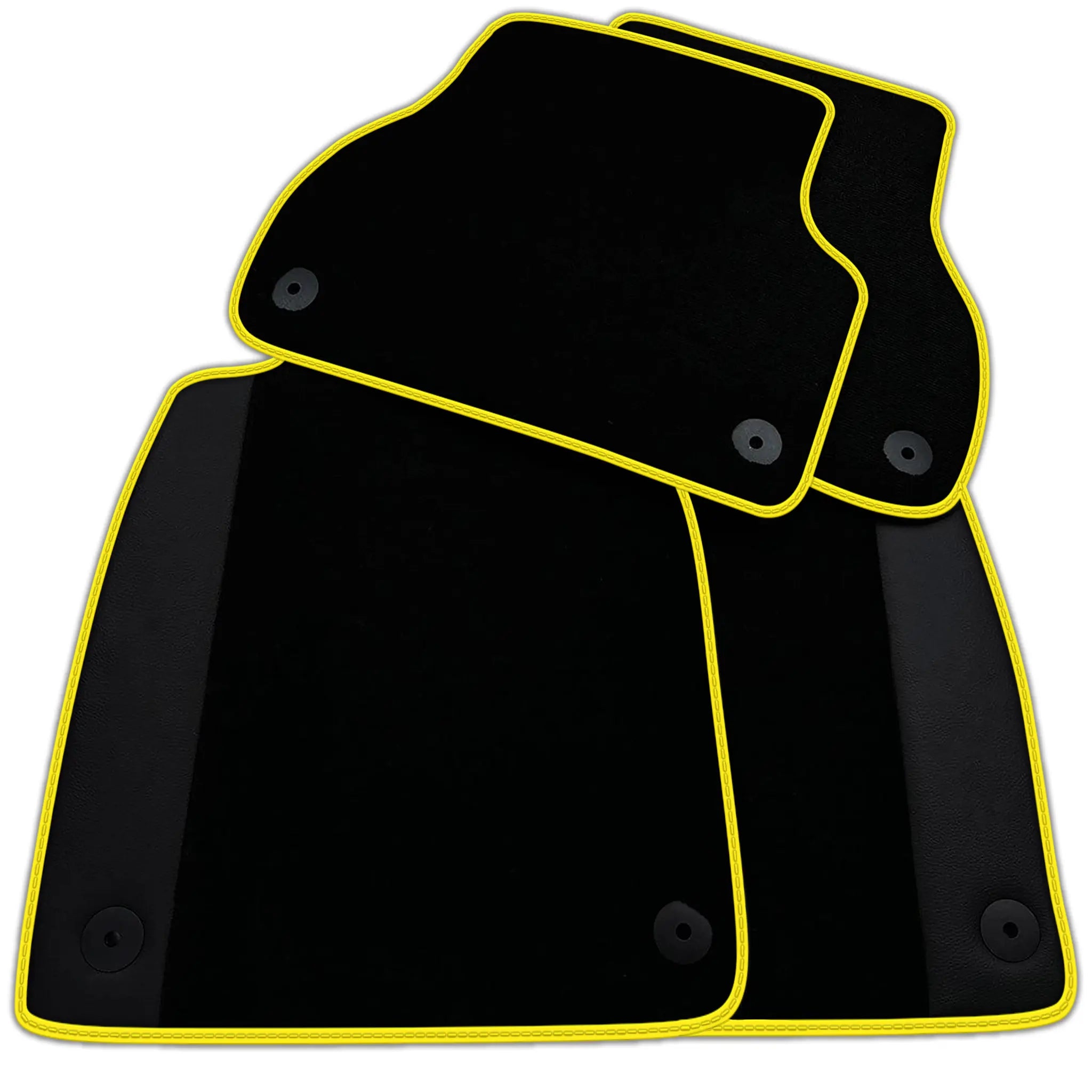 Customizable Black Floor Mats for Audi A3 - 5-door Hatchback (2000-2003)