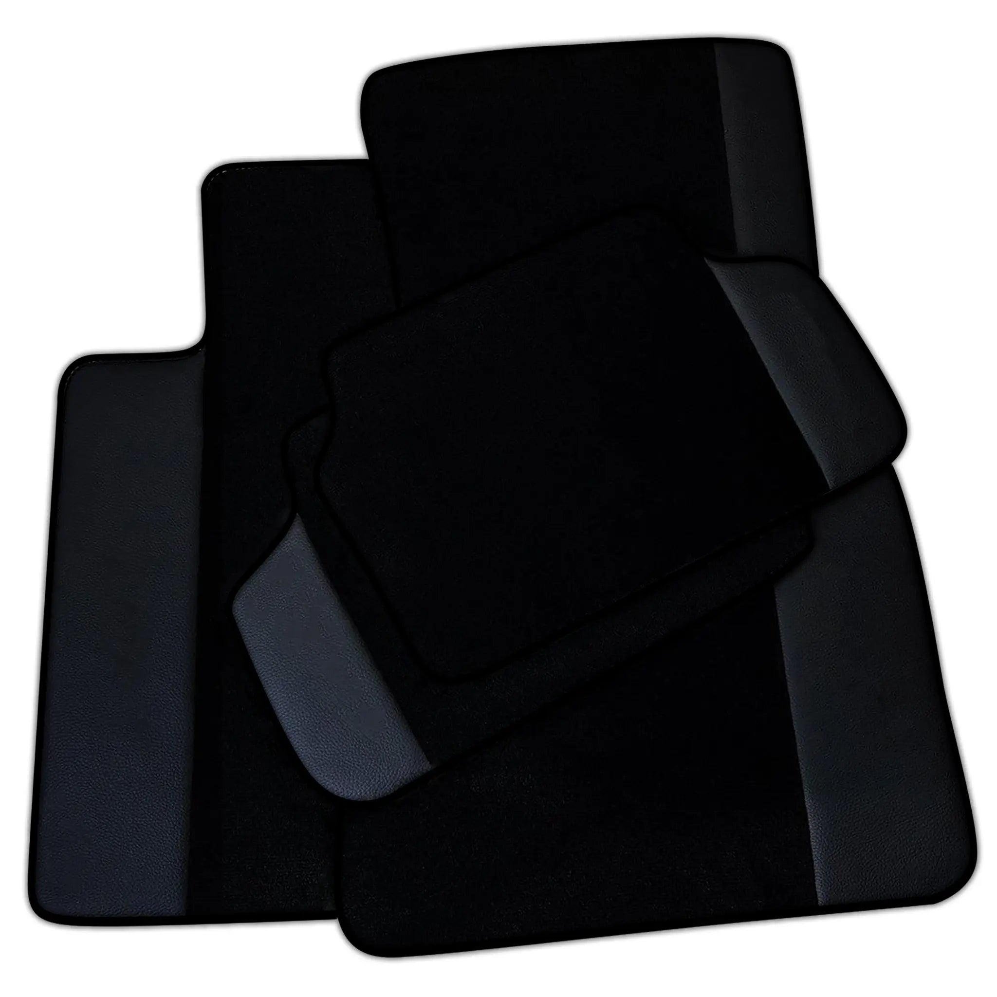 Customizable Black Mats For BMW 3 Series E46 Convertible With Leather