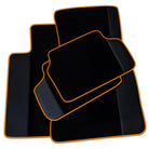 Customizable Black Mats For BMW 7 Series E38 With Leather