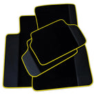 Customizable Black Mats For BMW 7 Series E38 With Leather