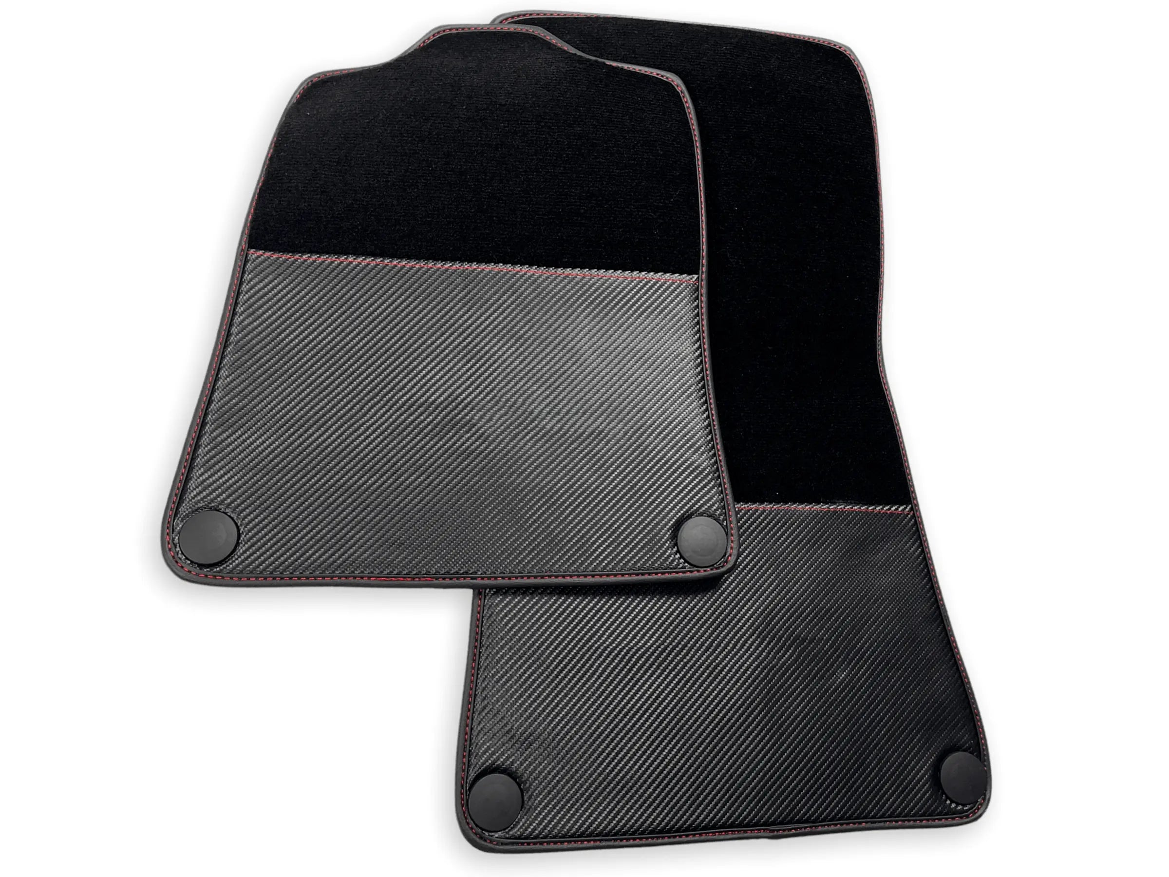 Customizable Floor Mats for McLaren 650S (2015-2018) Black Tailored Carpets with Carbon - AutoWin