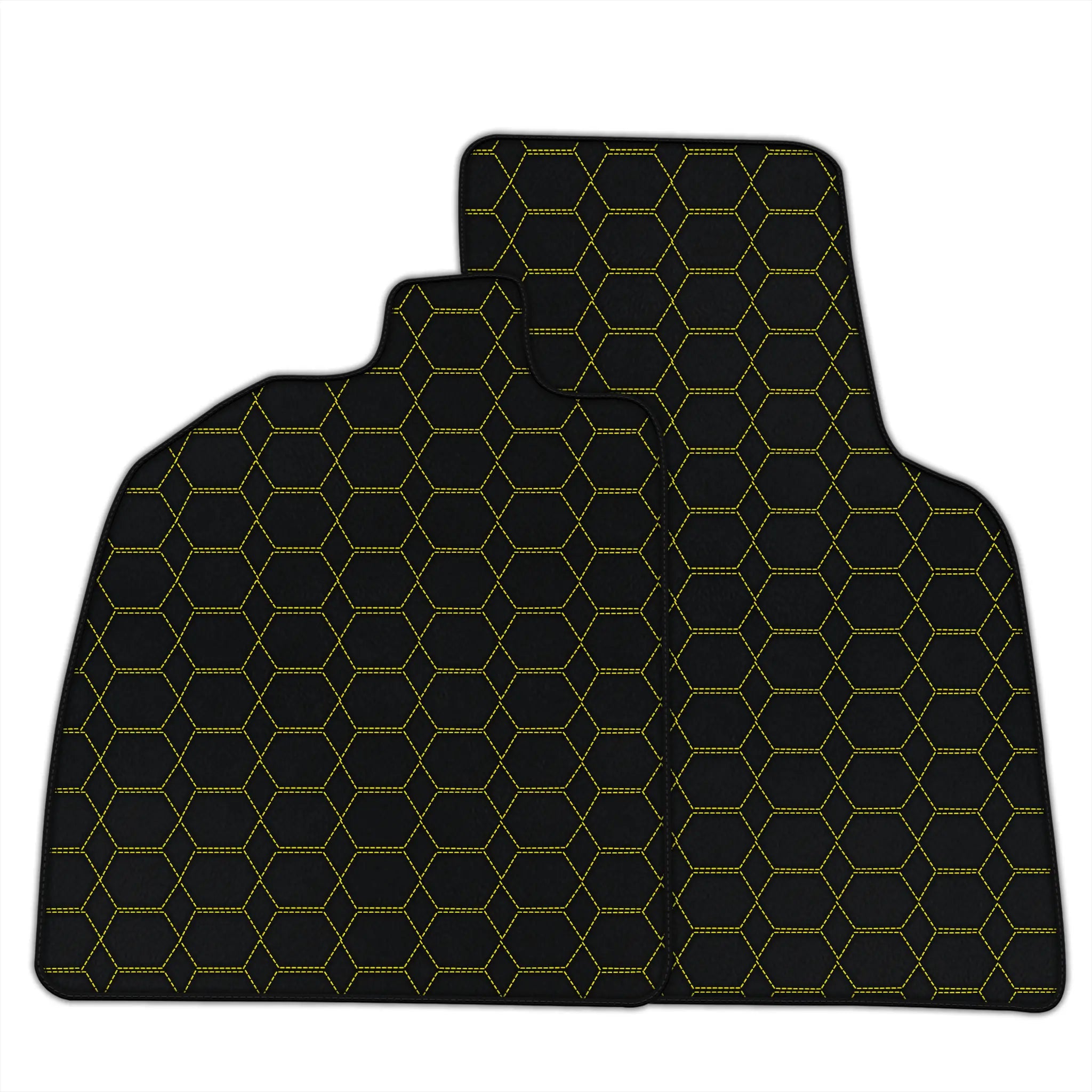 Customizable Hex Pattern Leather Mats for Audi R8 (2015-2023)