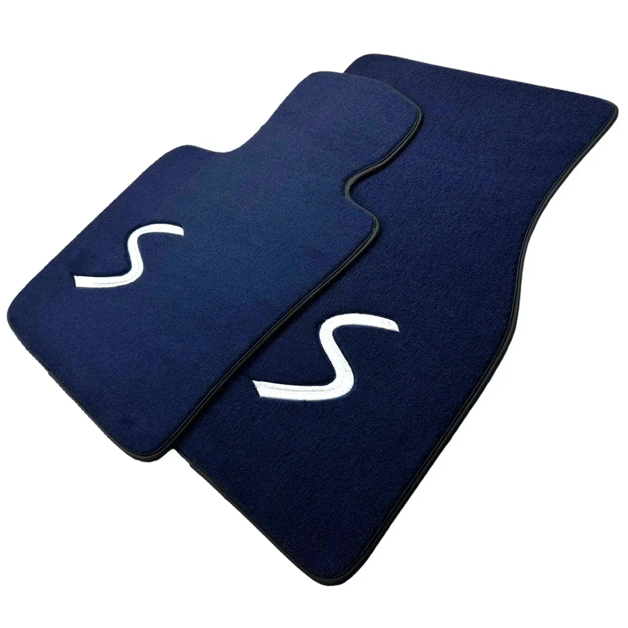 Dark Blue Floor Mats for Mini Countryman F60 Hybrid (2020-2023) - AutoWin