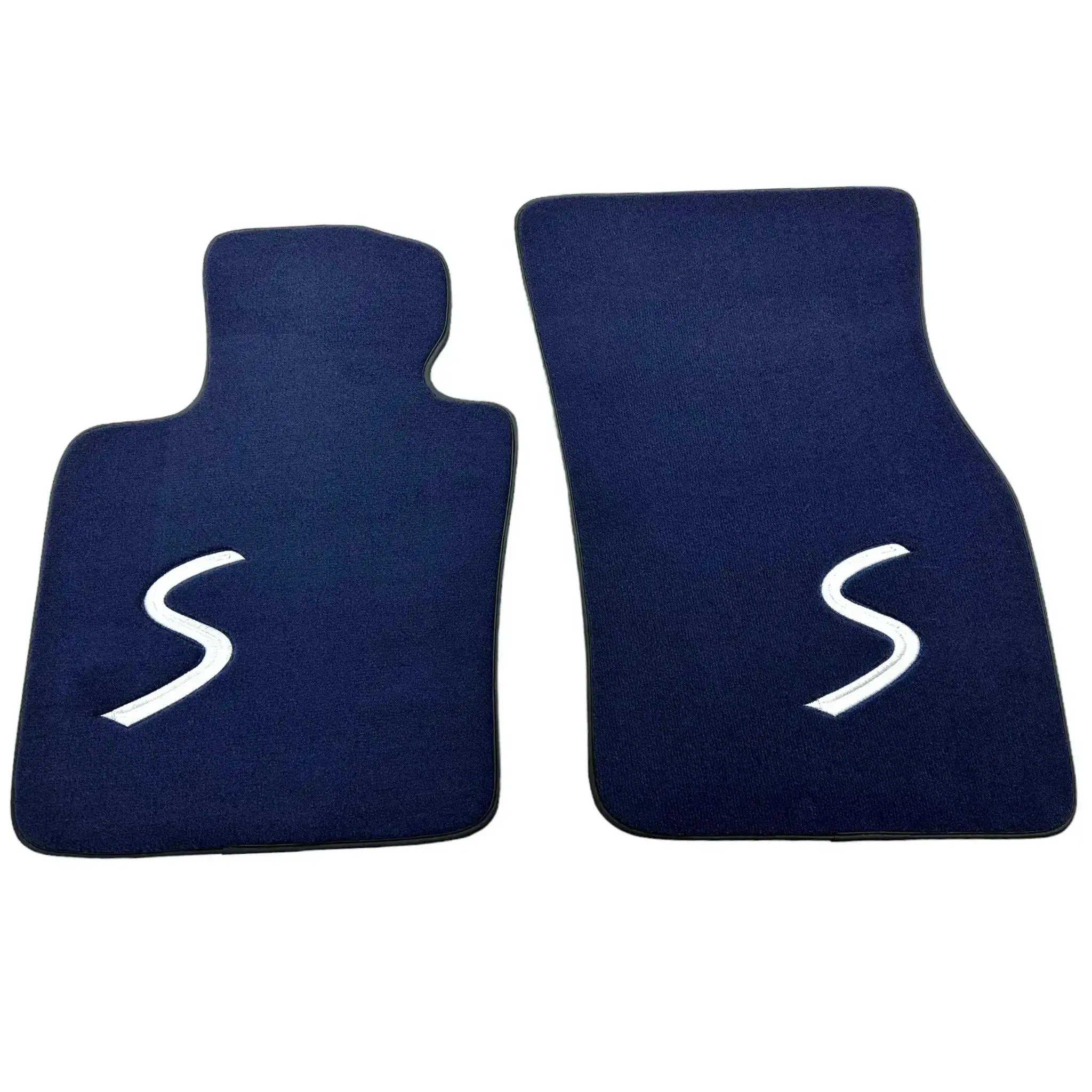 Dark Blue Floor Mats for Mini Countryman F60 Hybrid (2020-2023) - AutoWin