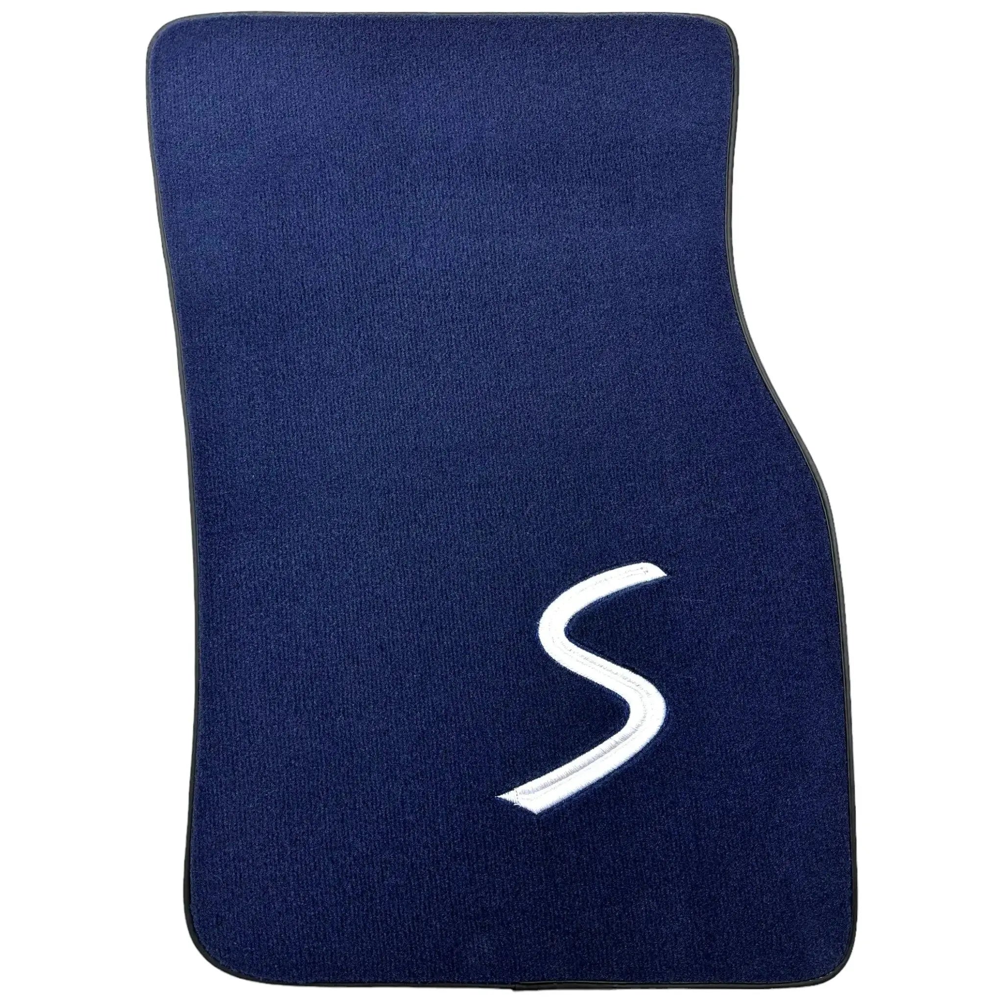 Dark Blue Floor Mats for Mini Countryman F60 Hybrid (2020-2023) - AutoWin