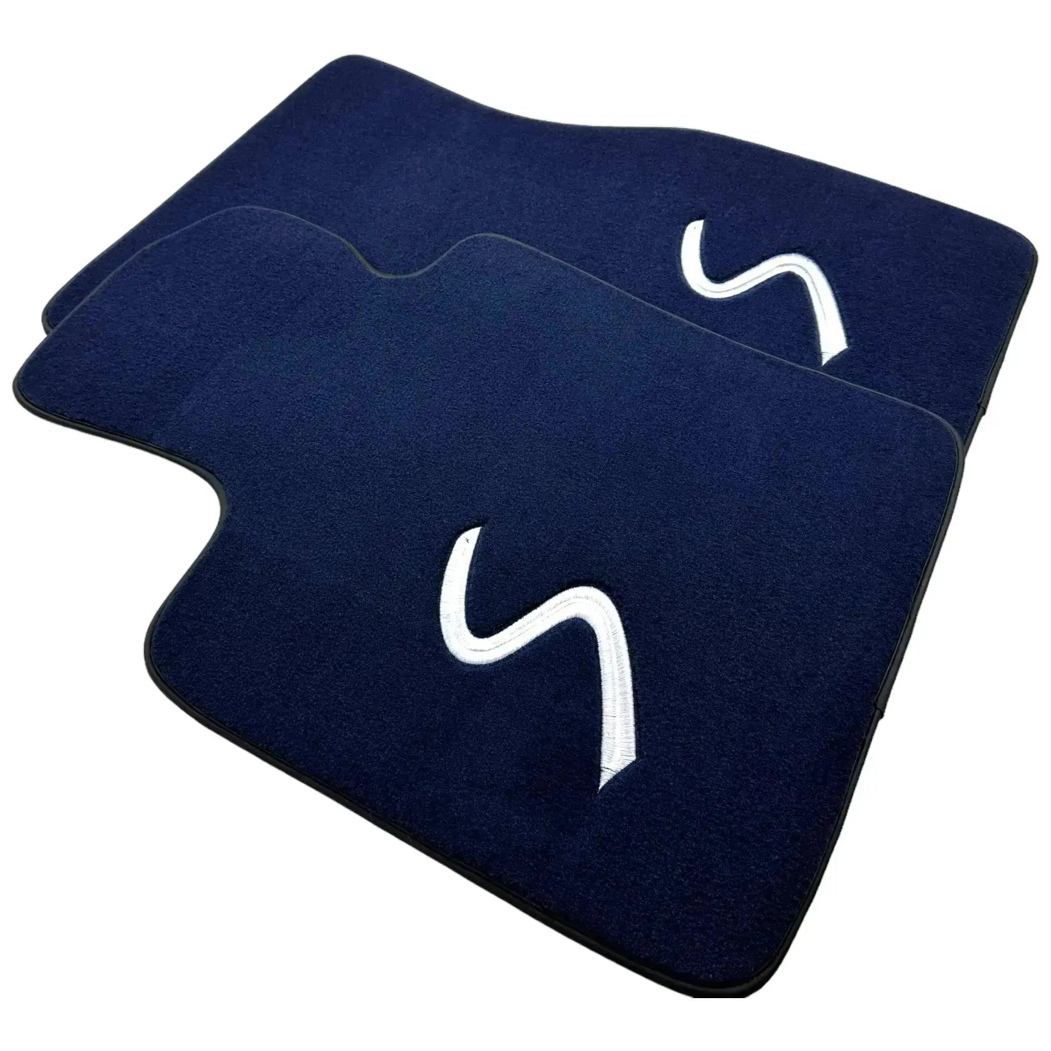 Dark Blue Floor Mats for Mini Countryman F60 Hybrid (2020-2023) - AutoWin