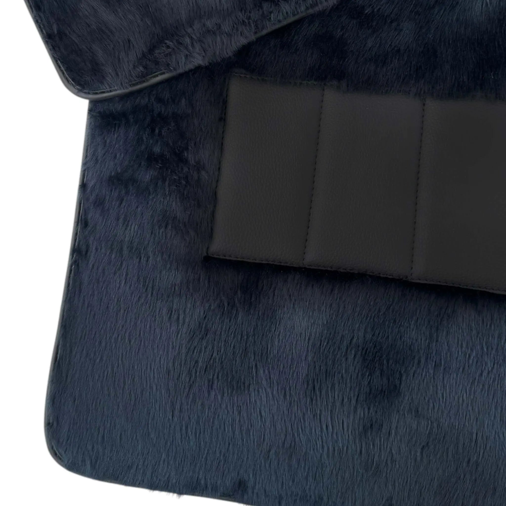 Dark Blue Sheepskin Floor Mats for Rolls-Royce Cullinan (2018-2025)