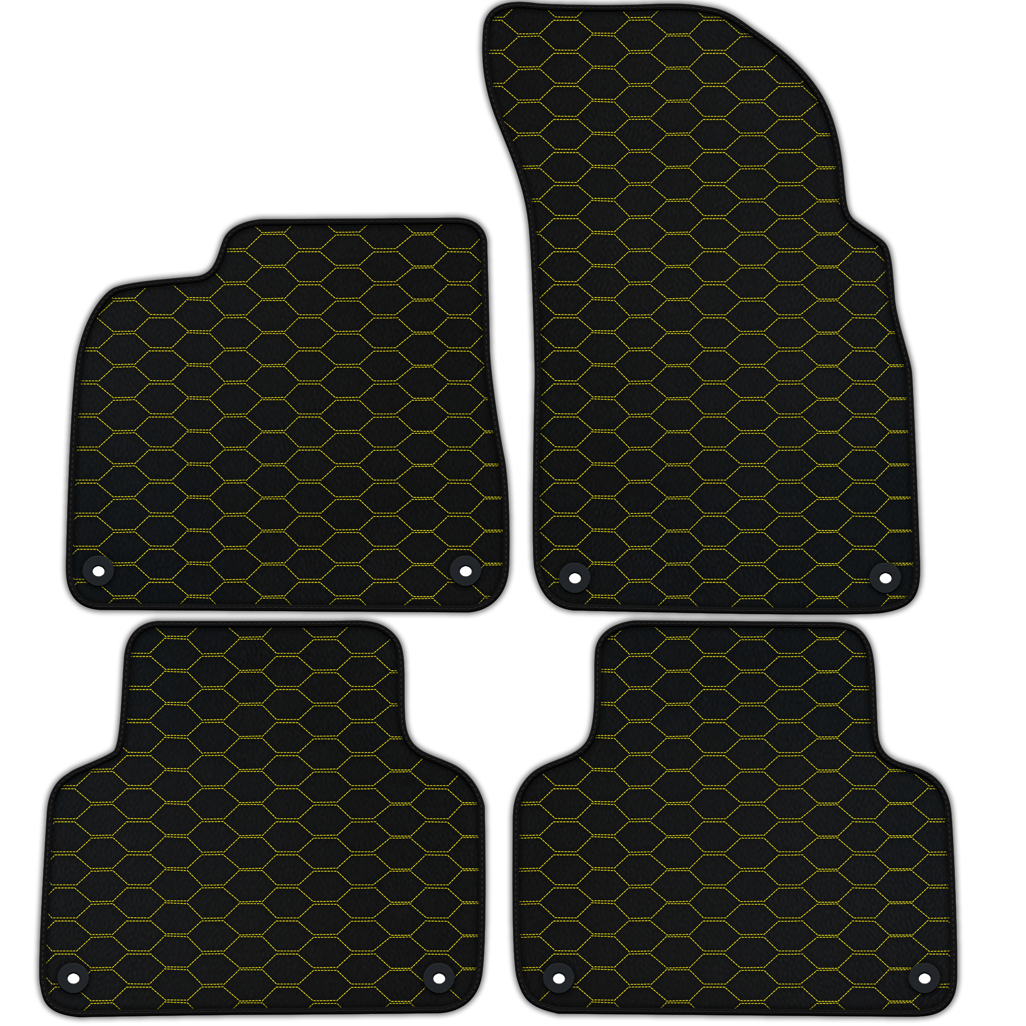 Customizable Leather Floor Mats with Divario Pattern for Lamborghini Urus (2018-2024)