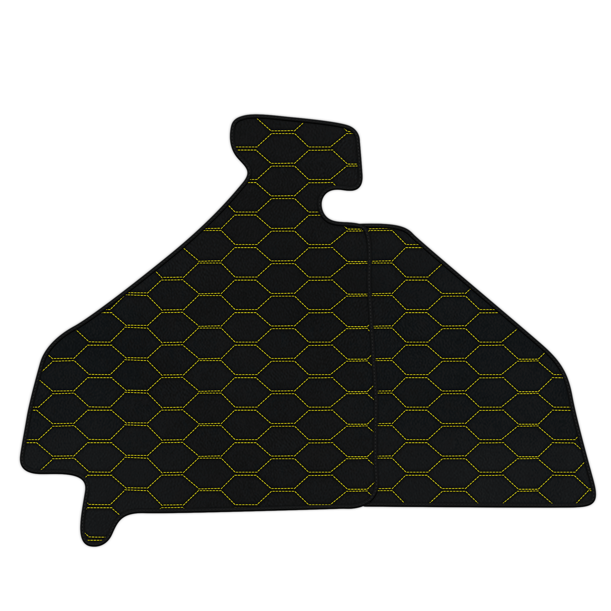 Customizable Leather Floor Mats with Divario Pattern for Ferrari F355 (1994-1999)