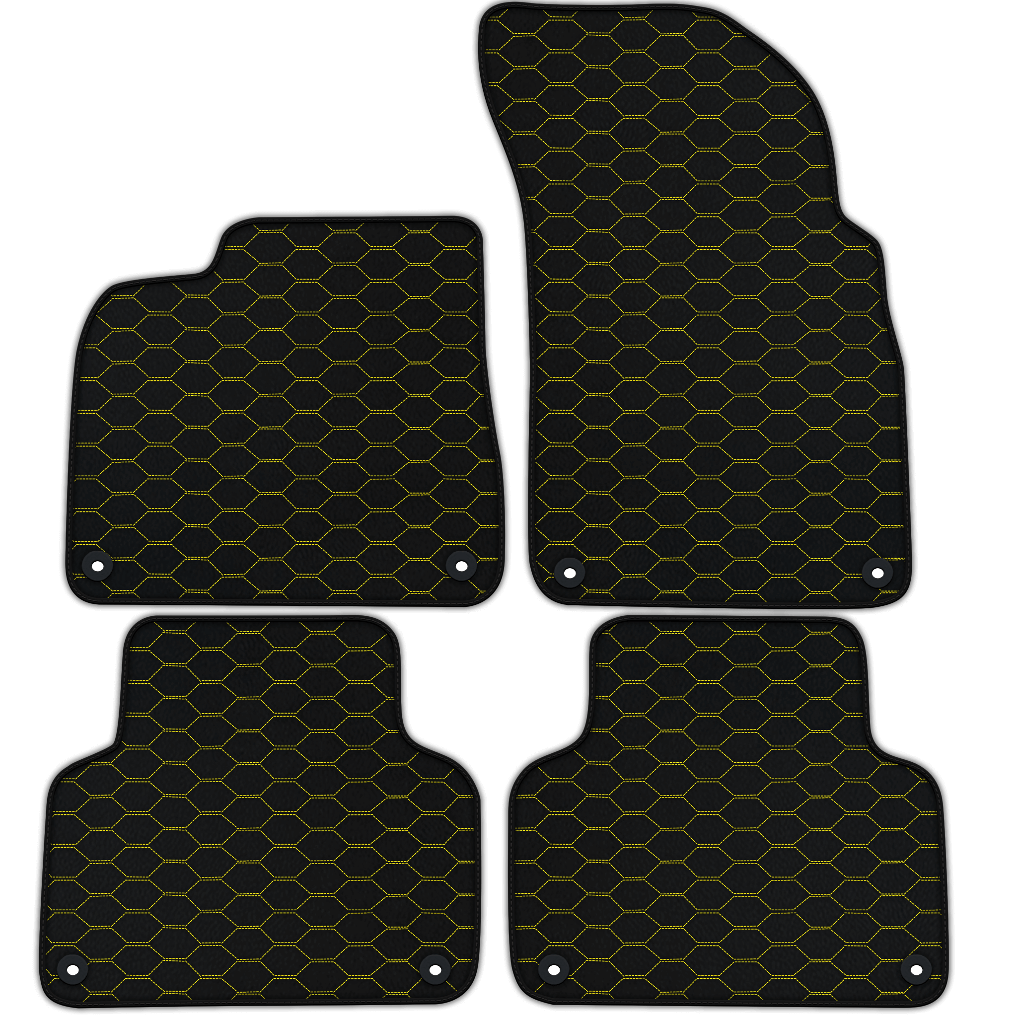 Premium Custom Leather Floor Mats for Audi Q7 4M (2015-2019)