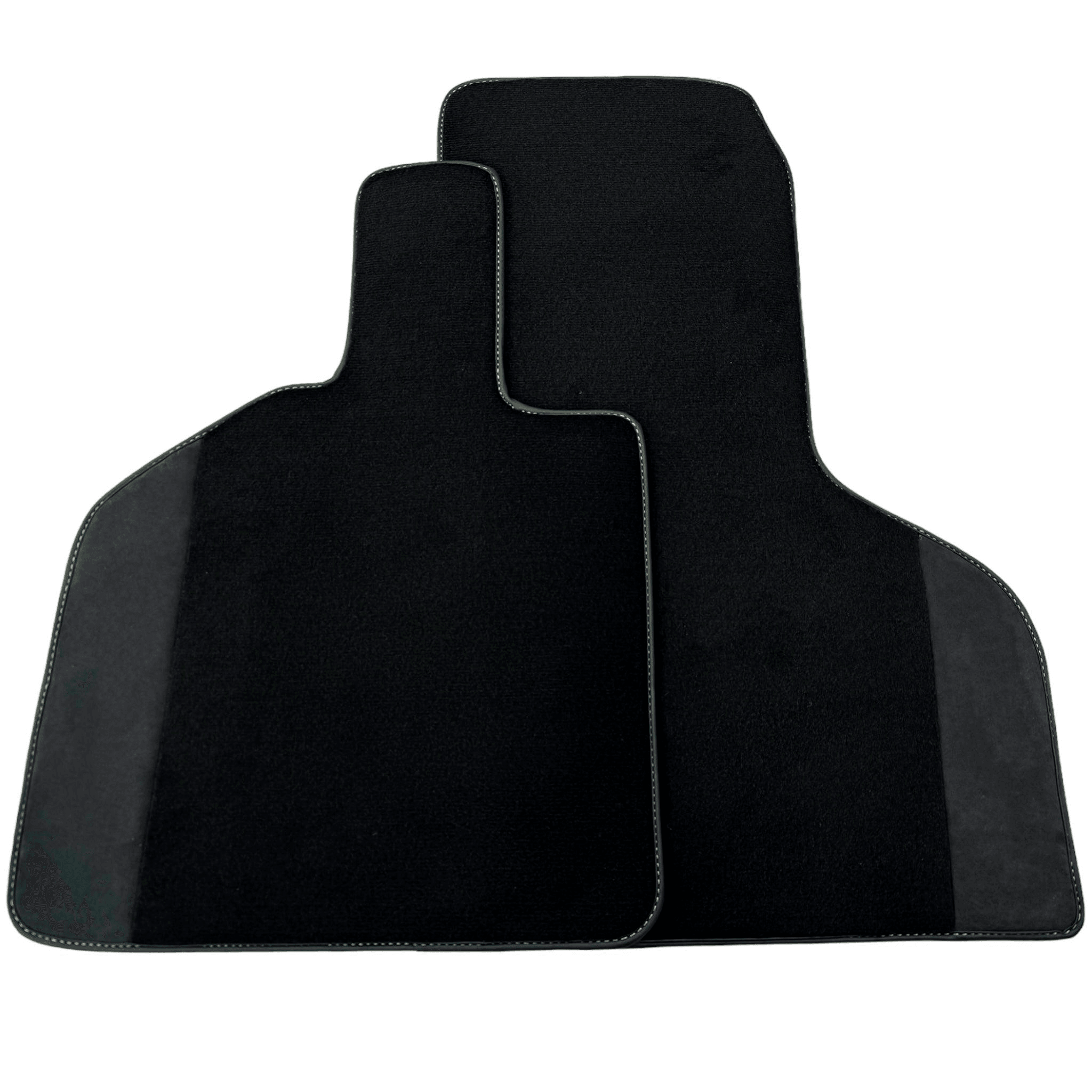 Black Floor Mats for Lamborghini Huracan Tecnica | Alcantara Leather Borders