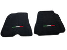 Floor Mats For Ferrari 812 GTS (2018-2023) Black Tailored Carpets With Italian Emblem - AutoWin