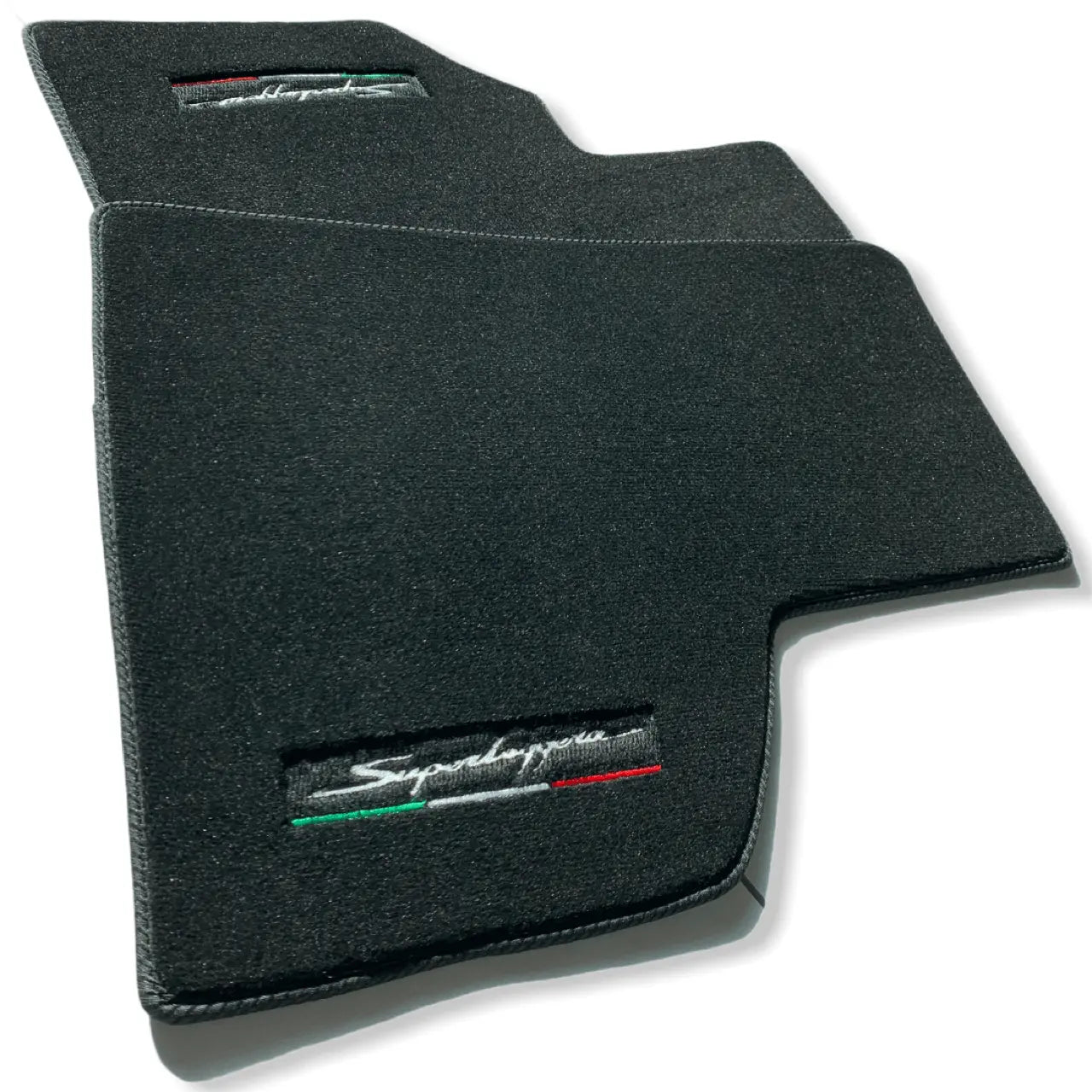 Floor Mats for Lamborghini Gallardo Superleggera with Italian Flag - AutoWin