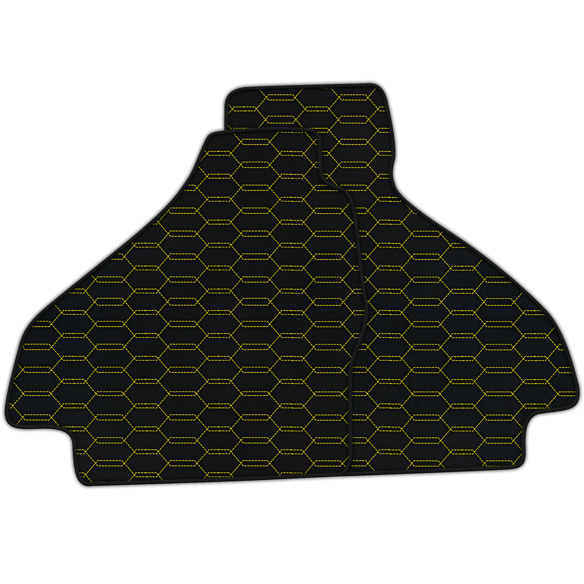 Customizable Interlaced Hex Pattern Floor Mats for Ferrari 512 TR (1992-1994)