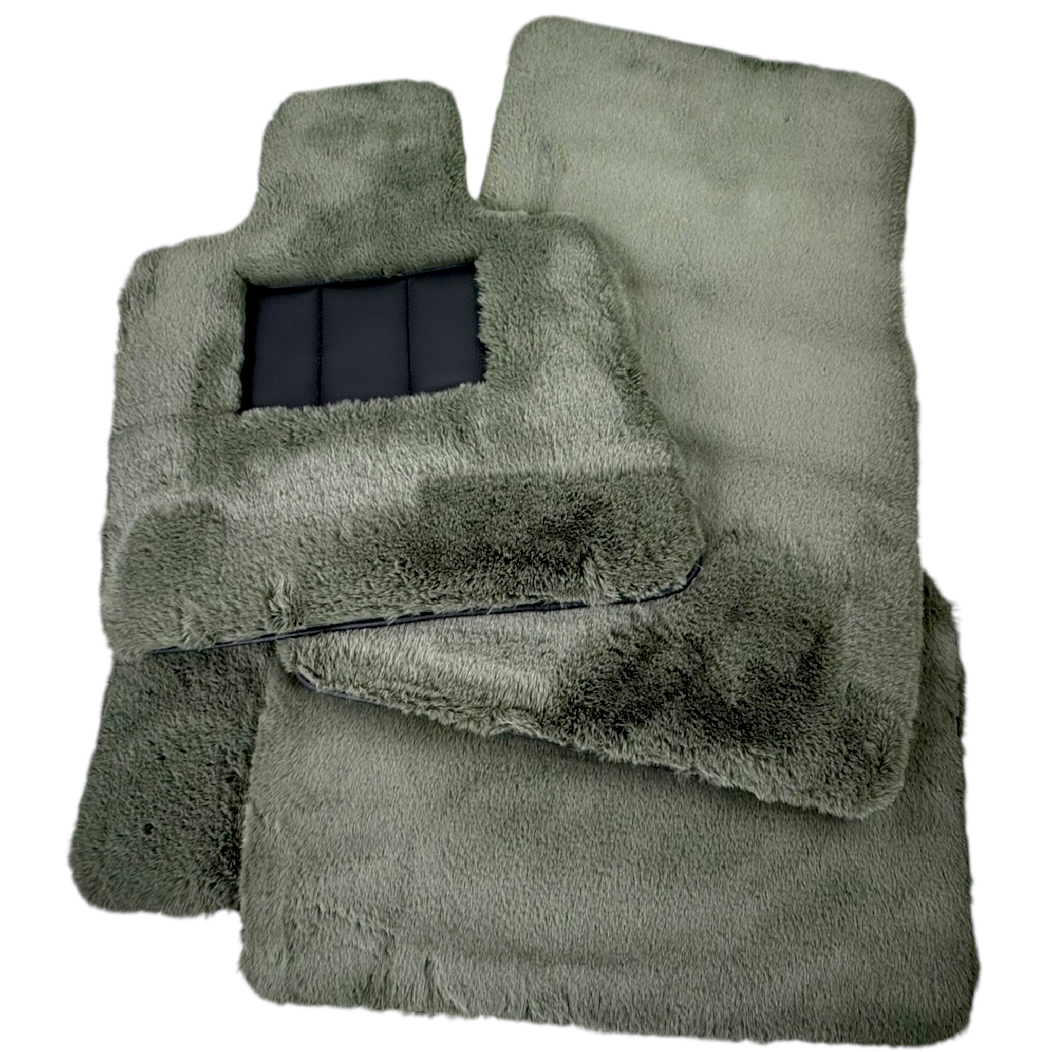 Light Green Sheepskin Floor Mats for Rolls-Royce Phantom VIII (2017-2024) - AutoWin