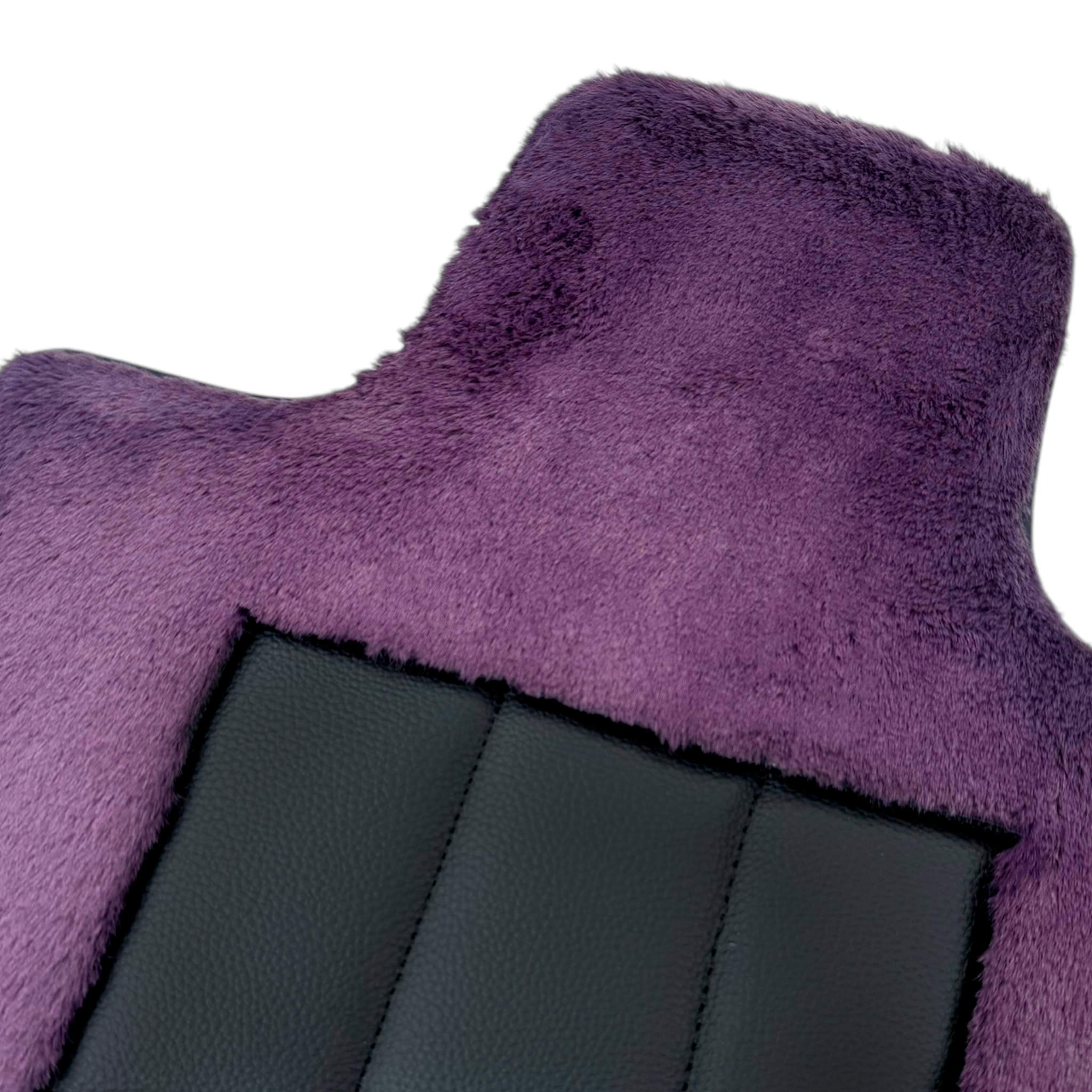 Purple Sheepskin Floor Mats for Rolls-Royce Phantom VIII (2017-2024) - AutoWin