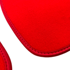 Red Floor Mats for Chevrolet Corvette C7 Targa Top (2014-2019)