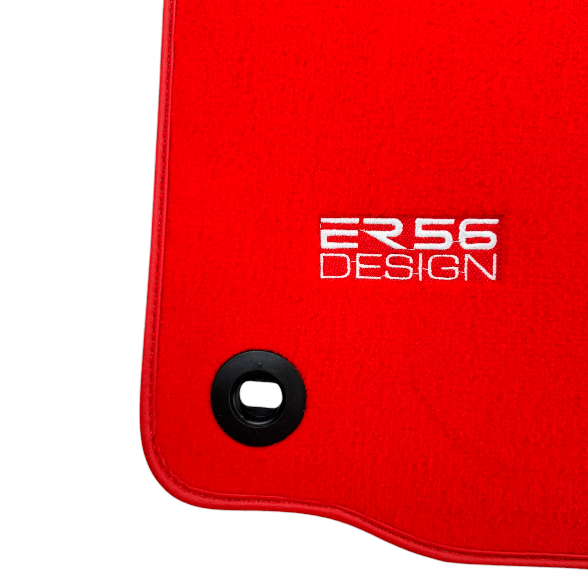 Red Floor Mats for Lexus RC-F (2015-2024) ER56 Design - AutoWin