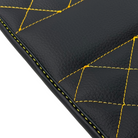 Black Leather Floor Mats for Lamborghini Aventador | Autowin