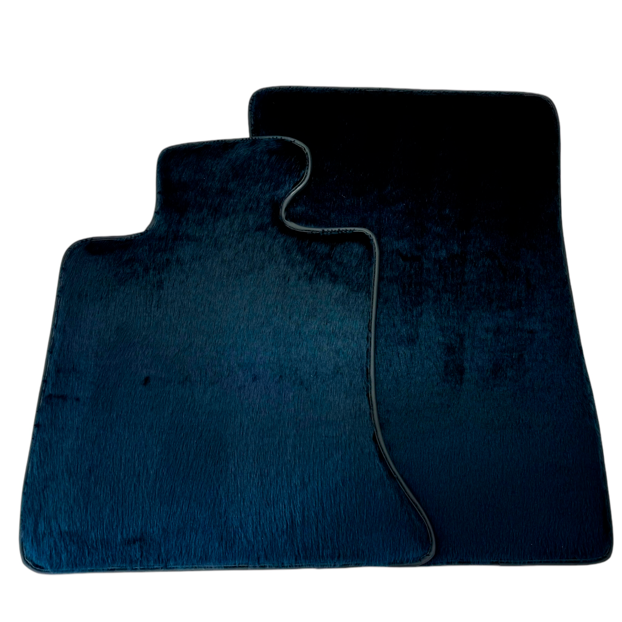 Dark Blue Sheepskin Floor Mats for Rolls-Royce Phantom VIII (2017-2024) - AutoWin