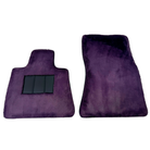 Purple Sheepskin Floor Mats for Rolls-Royce Phantom VIII (2017-2024) - AutoWin