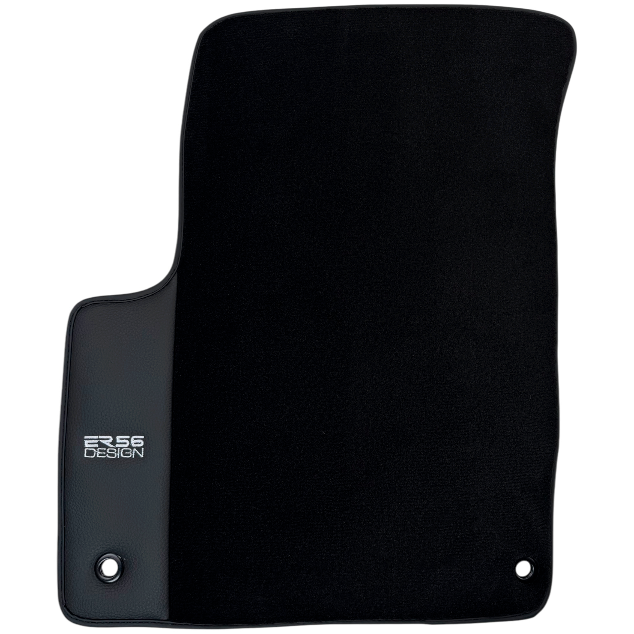 ER56 Design Black Floor Mats for Chrysler 300C (2011-2012) with Leather - AutoWin