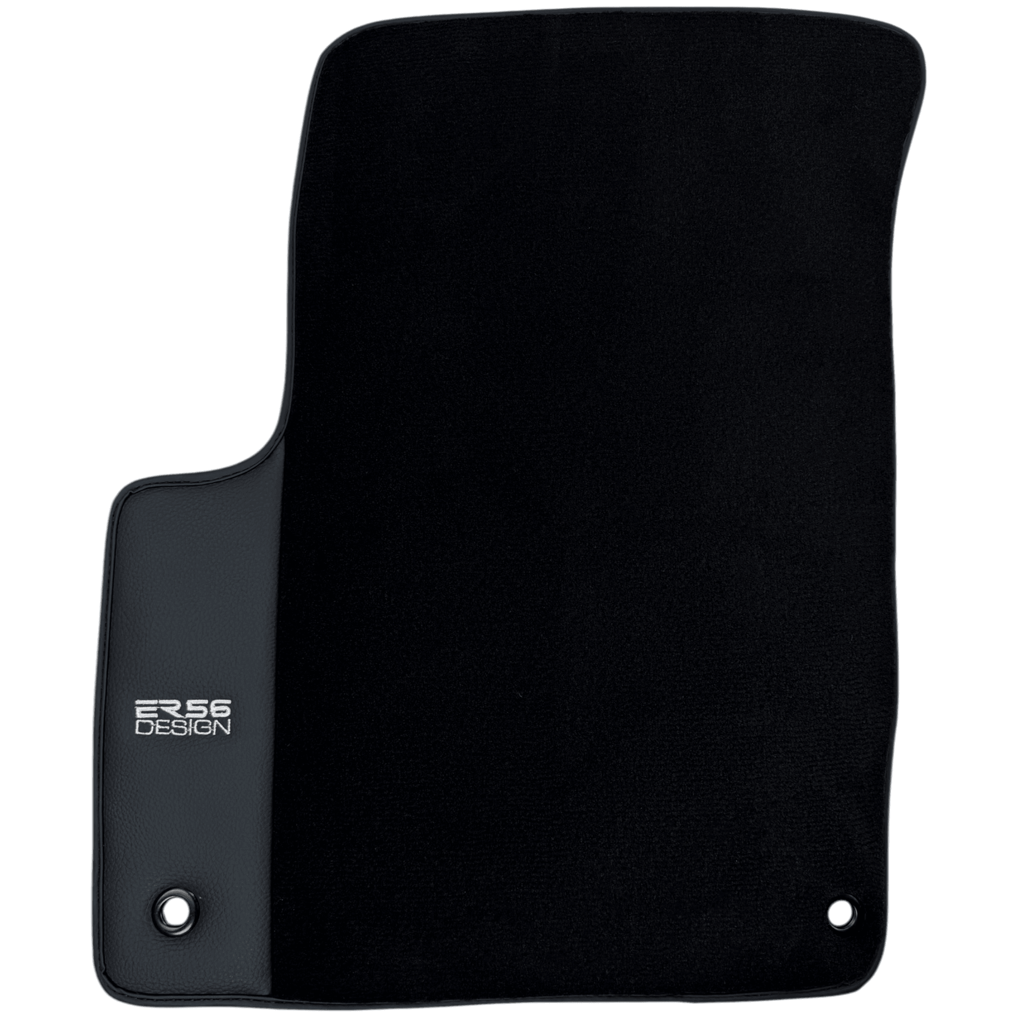 ER56 Design Black Floor Mats for Jeep Renegade (2014-2018) Co Driver without Fixing System Leather - AutoWin