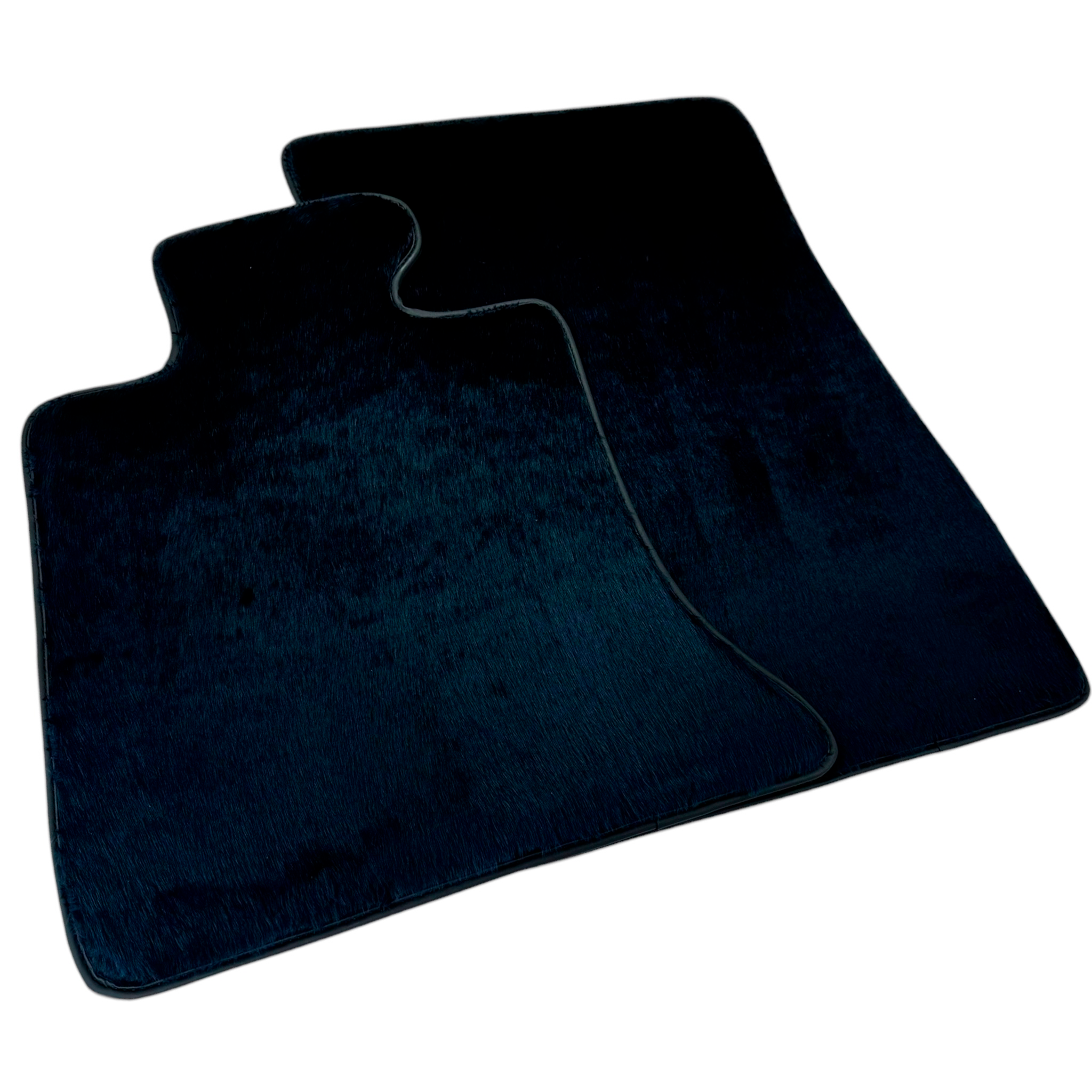 Dark Blue Sheepskin Floor Mats for Rolls-Royce Phantom VIII (2017-2024) - AutoWin