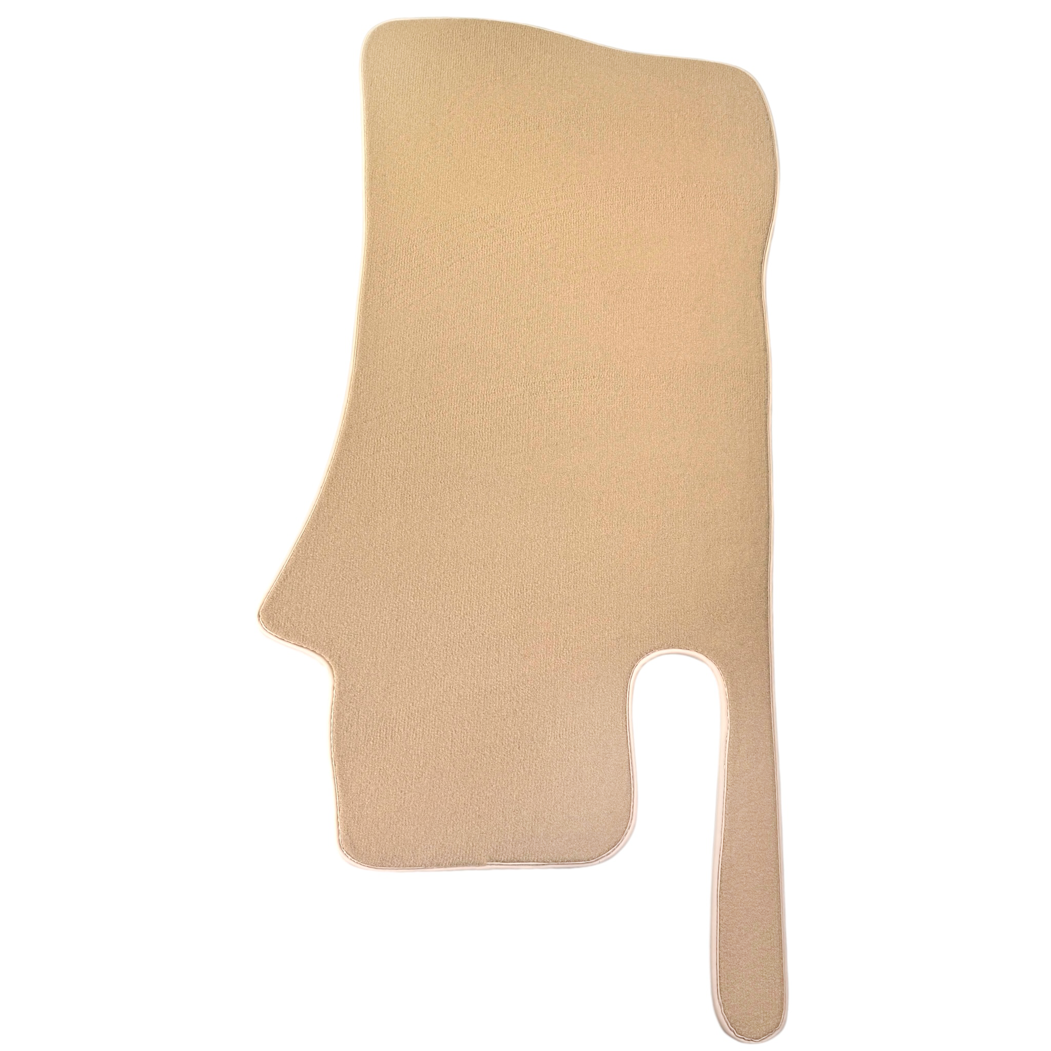 Beige Floor Mats for Chevrolet Corvette C5 (1997-2004) with Beige Trim