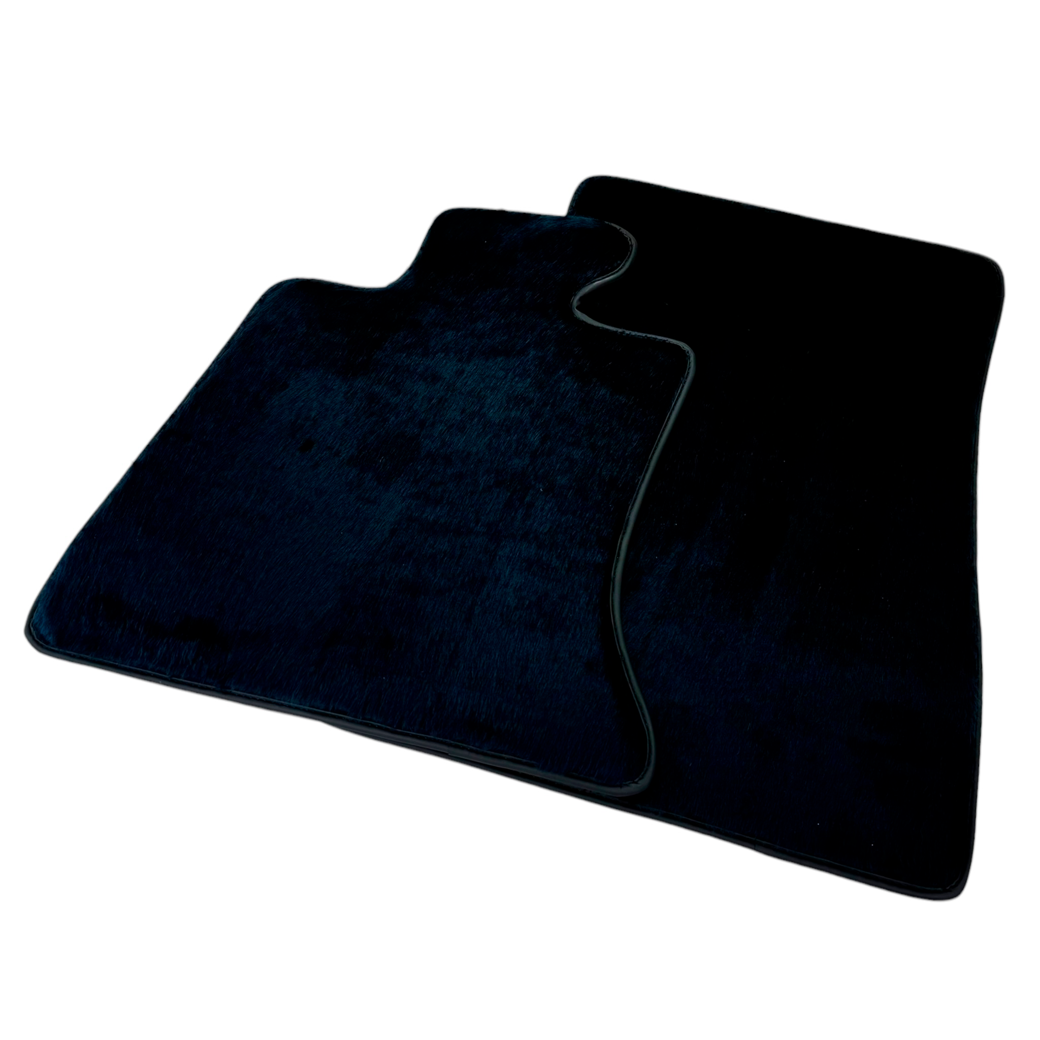 Dark Blue Sheepskin Floor Mats for Rolls-Royce Phantom VIII (2017-2024) - AutoWin