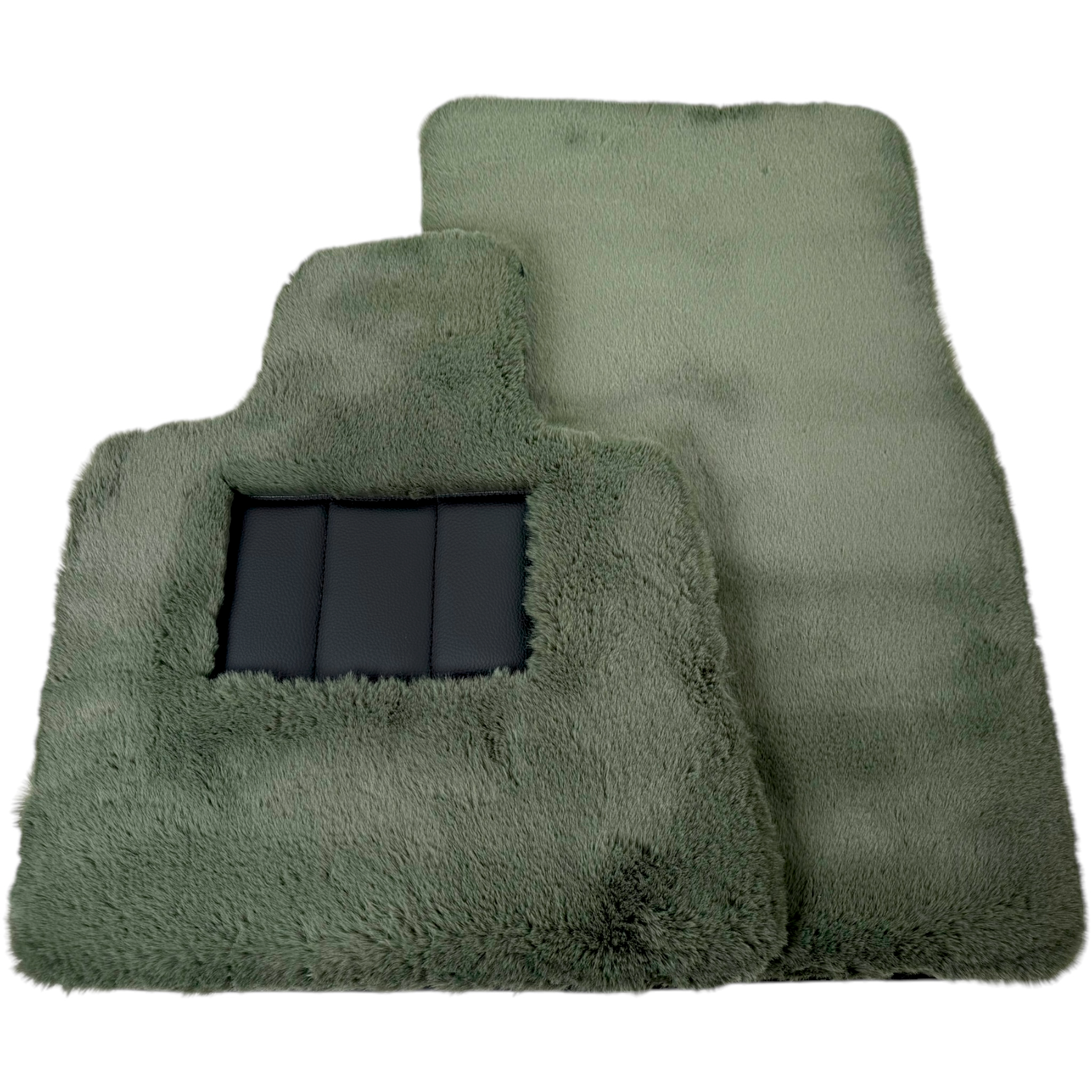 Light Green Sheepskin Floor Mats for Rolls-Royce Phantom VIII (2017-2024) - AutoWin