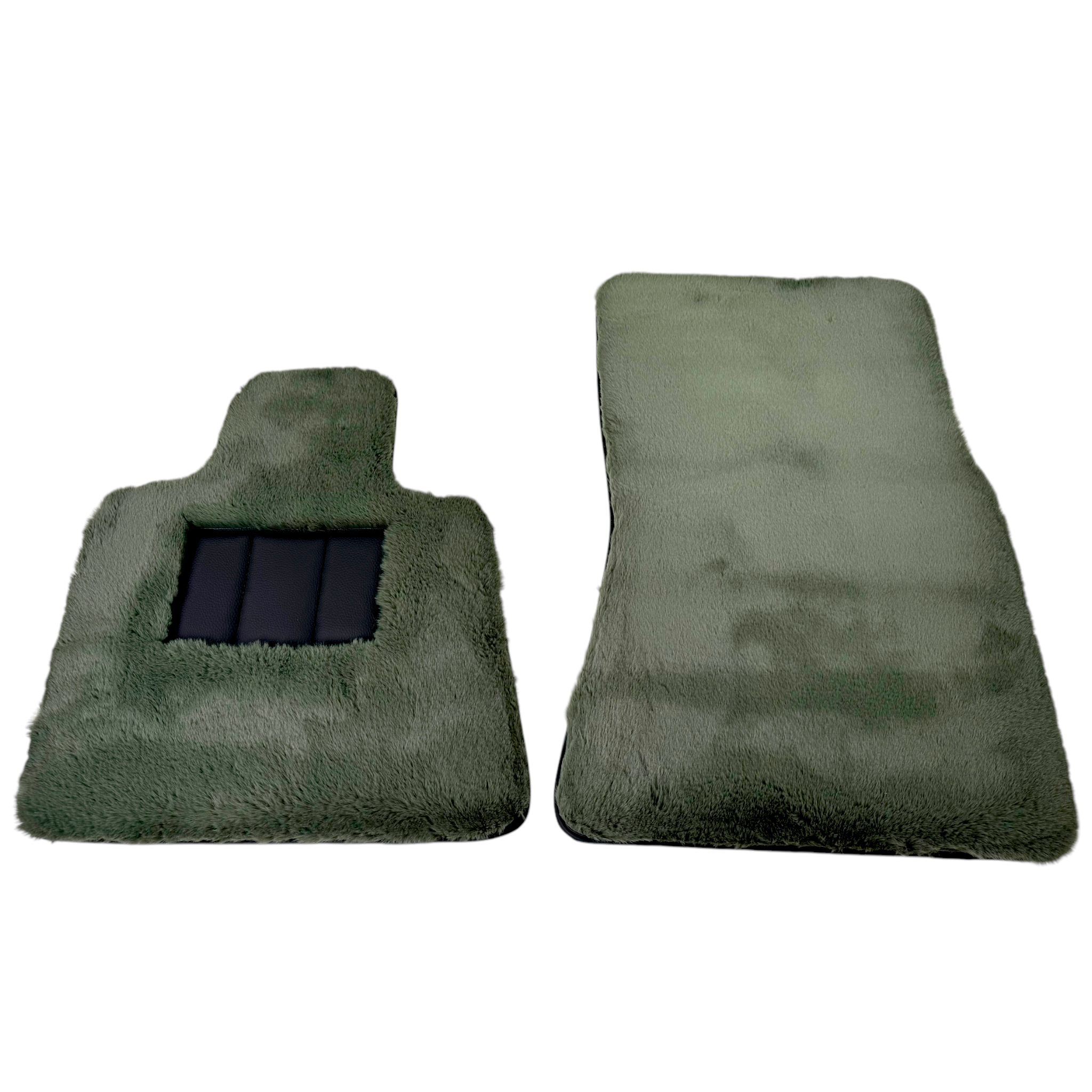 Light Green Sheepskin Floor Mats for Rolls-Royce Phantom VIII (2017-2024) - AutoWin