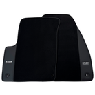 ER56 Design Black Floor Mats for Dodge Charger (2010-2015) with Leather - AutoWin