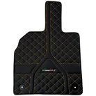 Black Leather Floor Mats for Lamborghini Aventador | Autowin